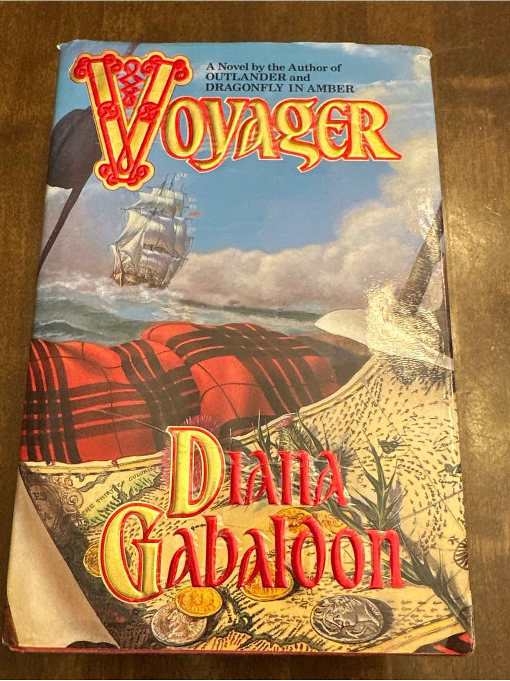 Voyager Signed Edition by Diana Gabaldon‎ - Water Stain See Photos